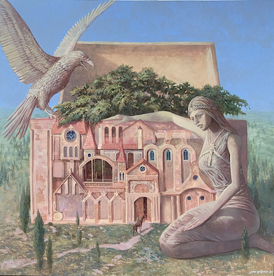 Selim Doğaner imzalı tablo — Akrilik Boya, 100×100 cm, 31.000 TL müzayede satışı