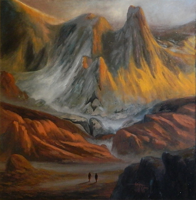 Hasan Mirza imzalı tablo — 70×70 cm, 4.250 TL müzayede satışı