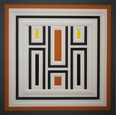 Metin Özgör imzalı tablo — 90×90 cm, 2.750 TL müzayede satışı
