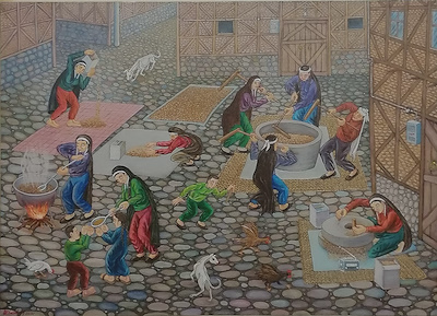 Hasan Nazım Balaban imzalı tablo — 65×90 cm, 18.000 TL müzayede satışı
