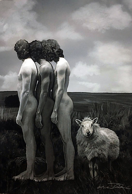 Esra Türk imzalı tablo — 145×100 cm, 4.000 TL müzayede satışı