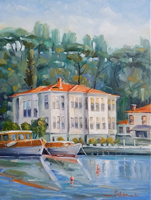 Erdal Abika imzalı tablo — Yağlı Boya, 40×30 cm, 400 TL müzayede satışı