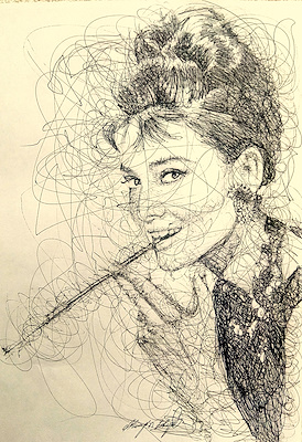 Hüseyin Ergil imzalı tablo — 30×42 cm, 600 TL müzayede satışı