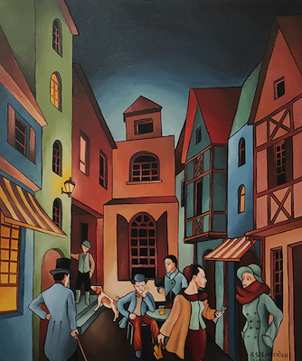 Burak Selimoğlu imzalı tablo — Yağlı Boya, 50×60 cm, 1.300 TL müzayede satışı
