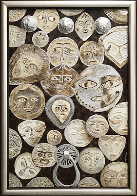 Nasim Joulaei imzalı tablo — Karışık Teknik, 60×90 cm, 4.000 TL müzayede satışı