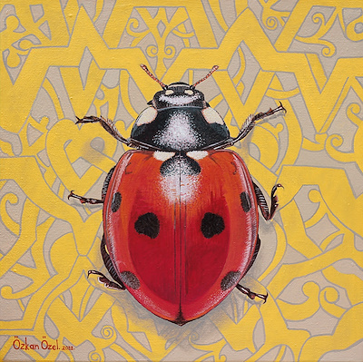 Özkan Özel imzalı tablo — Akrilik Boya, 35×35 cm, 950 TL müzayede satışı