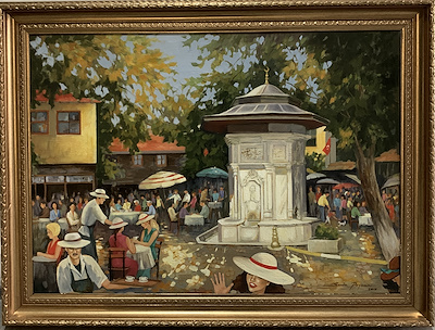 Sema Peyman imzalı tablo — Yağlı Boya, 50×70 cm, 16.500 TL müzayede satışı