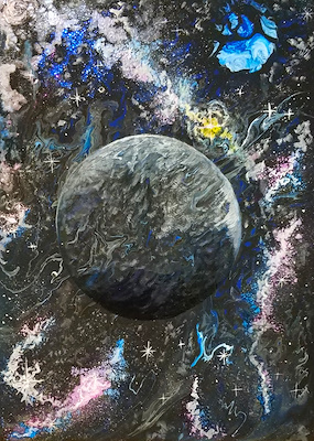 Levent Uzun imzalı tablo — Akrilik Boya, 70×50 cm, 700 TL müzayede satışı