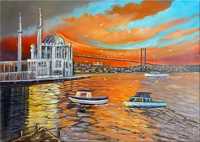 Cevdet Tarakçı imzalı tablo — Yağlı Boya, 50×70 cm, 600 TL müzayede satışı