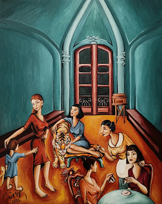 Günsel Selimoğlu imzalı tablo — Yağlı Boya, 50×40 cm, 1.350 TL müzayede satışı