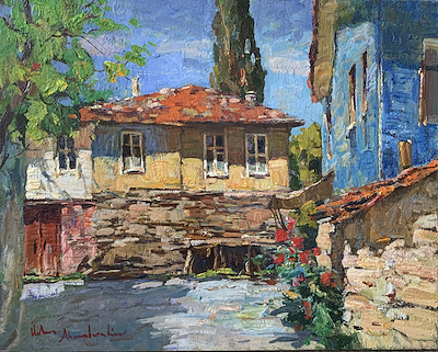 Ahmet Valiev imzalı tablo — Yağlı Boya, 75×60 cm, 8.000 TL müzayede satışı