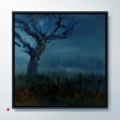 Ömer Baydemir imzalı tablo — Yağlı Boya, 25×25 cm, 650 TL müzayede satışı
