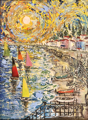 Dilek Doğan imzalı tablo — Yağlı Boya, 30×40 cm, 1.250 TL müzayede satışı
