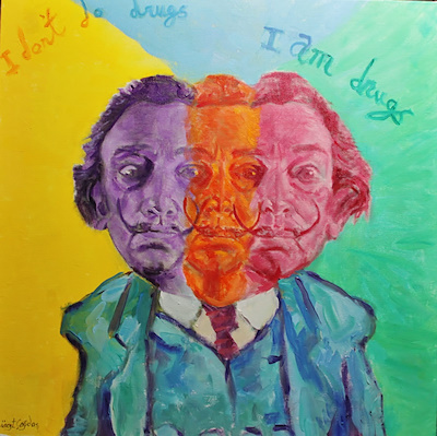 Cüneyt Çağdaş imzalı tablo — Yağlı Boya, 50×50 cm, 5.000 TL müzayede satışı