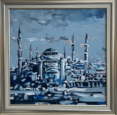 Miri imzalı tablo — Yağlı Boya, 60×60 cm, 1.500 TL müzayede satışı