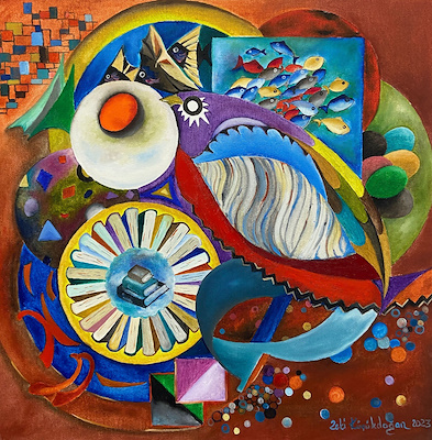 Zeki Küçükdoğan imzalı tablo — Yağlı Boya, 50×50 cm, 2.500 TL müzayede satışı