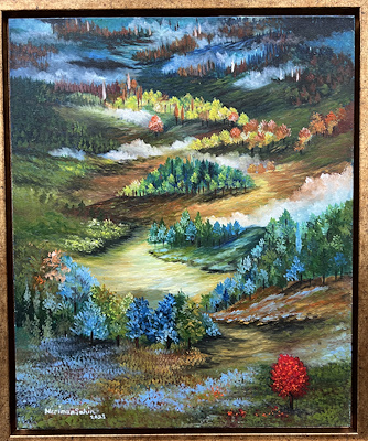 Neriman Şahin imzalı tablo — Yağlı Boya, 60×50 cm, 5.000 TL müzayede satışı
