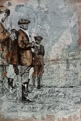 Hüseyin Ergil imzalı tablo — 35×50 cm, 1.000 TL müzayede satışı