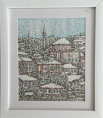 Erol Fıçıcı imzalı tablo — 31×25 cm, 4.500 TL müzayede satışı