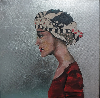 Sima Yarahmadi imzalı tablo — Akrilik Boya, 25×25 cm, 2.000 TL müzayede satışı