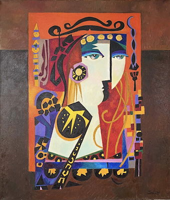 Haluk Evitan imzalı tablo — Yağlı Boya, 70×60 cm, 28.000 TL müzayede satışı