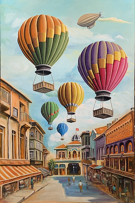Selman Altun imzalı tablo — Yağlı Boya, 150×100 cm, 45.000 TL müzayede satışı