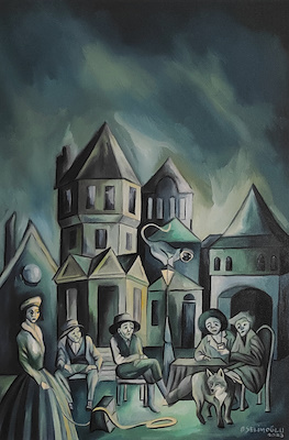 Burak Selimoğlu imzalı tablo — Yağlı Boya, 60×40 cm, 1.900 TL müzayede satışı