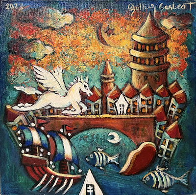 Gültekin Serbest imzalı tablo — Yağlı Boya, 25×25 cm, 4.250 TL müzayede satışı