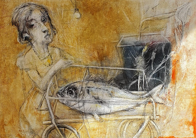Ünal Kuş imzalı tablo — Yağlı Boya, 25×35 cm, 4.500 TL müzayede satışı