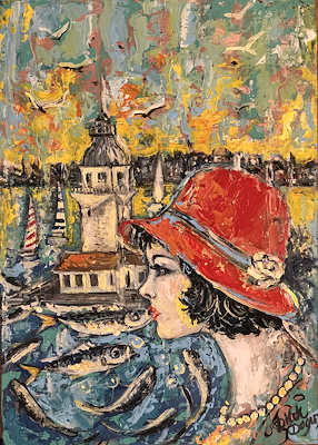 Dilek Doğan imzalı tablo — Yağlı Boya, 30×40 cm, 1.900 TL müzayede satışı