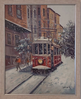 İlcan Orçin imzalı tablo — Yağlı Boya, 50×40 cm, 2.100 TL müzayede satışı