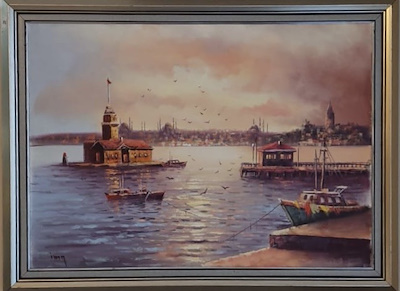 İlcan Orçin imzalı tablo — Yağlı Boya, 50×70 cm, 2.200 TL müzayede satışı