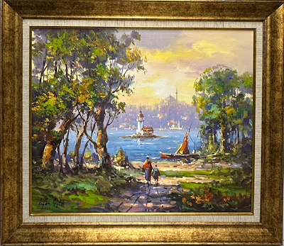 İrfan Çiftçi imzalı tablo — Yağlı Boya, 50×60 cm, 12.000 TL müzayede satışı