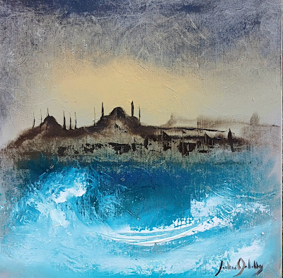 Jackie Arditty imzalı tablo — Yağlı Boya, 40×40 cm, 4.875 TL müzayede satışı