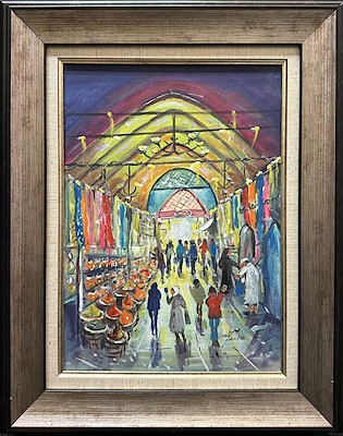 Gönül Yakut imzalı tablo — Yağlı Boya, 35×25 cm, 1.250 TL müzayede satışı