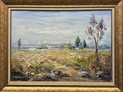 Ömer Vardar imzalı tablo — Yağlı Boya, 50×70 cm, 10.200 TL müzayede satışı