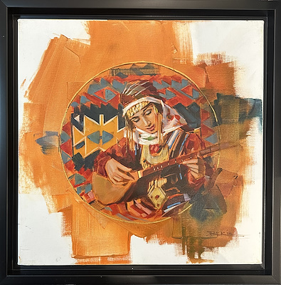 Bekir Sami Siverek imzalı tablo — Yağlı Boya, 40×40 cm, 3.500 TL müzayede satışı