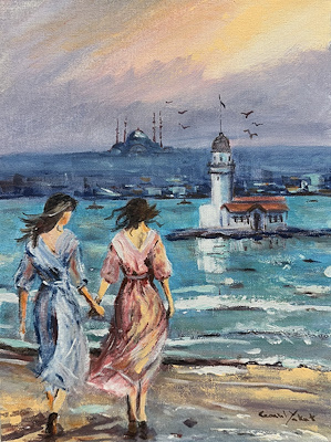 Gönül Yakut imzalı tablo — Yağlı Boya, 40×30 cm, 1.000 TL müzayede satışı