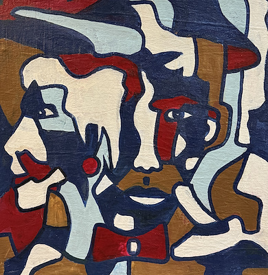 İrfan Seçkin imzalı tablo — Yağlı Boya, 56×56 cm, 4.500 TL müzayede satışı