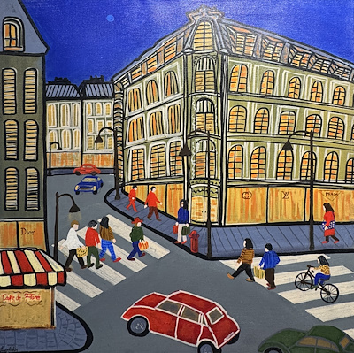 Soner Pişkin imzalı tablo — Yağlı Boya, 70×70 cm, 5.000 TL müzayede satışı