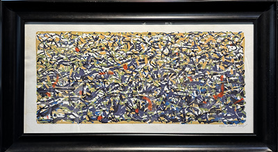 Mahmut Celayir imzalı tablo — Baskı, 33×48 cm, 9.500 TL müzayede satışı