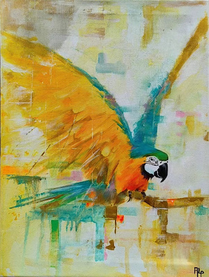 Alp Köklü imzalı tablo — Yağlı Boya, 45×35 cm, 2.250 TL müzayede satışı