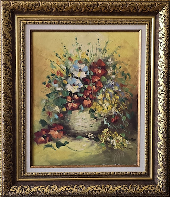 Faruk Öz imzalı tablo — Yağlı Boya, 50×45 cm, 20.000 TL müzayede satışı