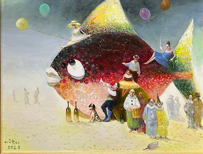 Giorgi Melikidze imzalı tablo — Yağlı Boya, 40×50 cm, 65.000 TL müzayede satışı