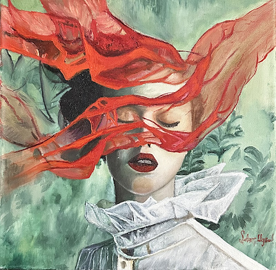 Seher Uysal imzalı tablo — Yağlı Boya, 40×40 cm, 3.000 TL müzayede satışı