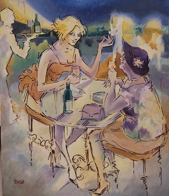 Neşe Evitan imzalı tablo — Yağlı Boya, 36×30 cm, 4.000 TL müzayede satışı