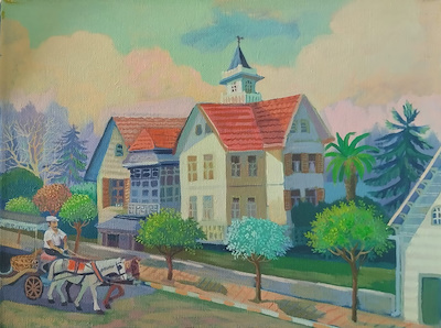 Yavuz Saraçoğlu imzalı tablo — Yağlı Boya, 30×40 cm, 8.000 TL müzayede satışı