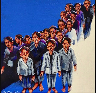 Gülbuğ Mukaddes imzalı tablo — Akrilik Boya, 40×40 cm, 8.000 TL müzayede satışı