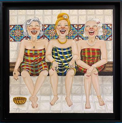 Şenay Arduç imzalı tablo — Akrilik Boya, 60×60 cm, 11.000 TL müzayede satışı