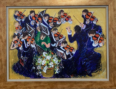 Suna Özkalan imzalı tablo — Yağlı Boya, 50×70 cm, 25.000 TL müzayede satışı